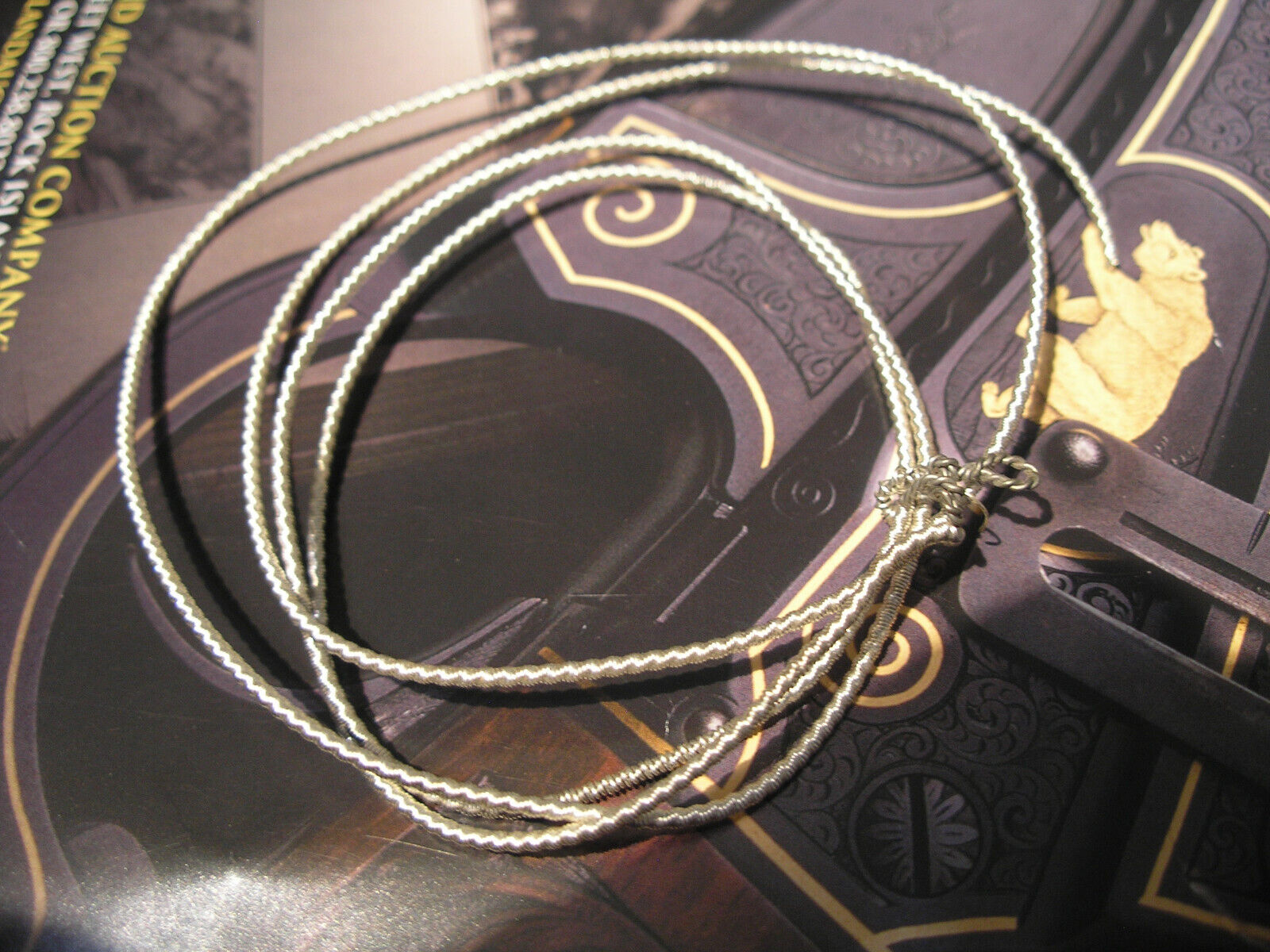 German silver coiled Luftwaffe dagger wire