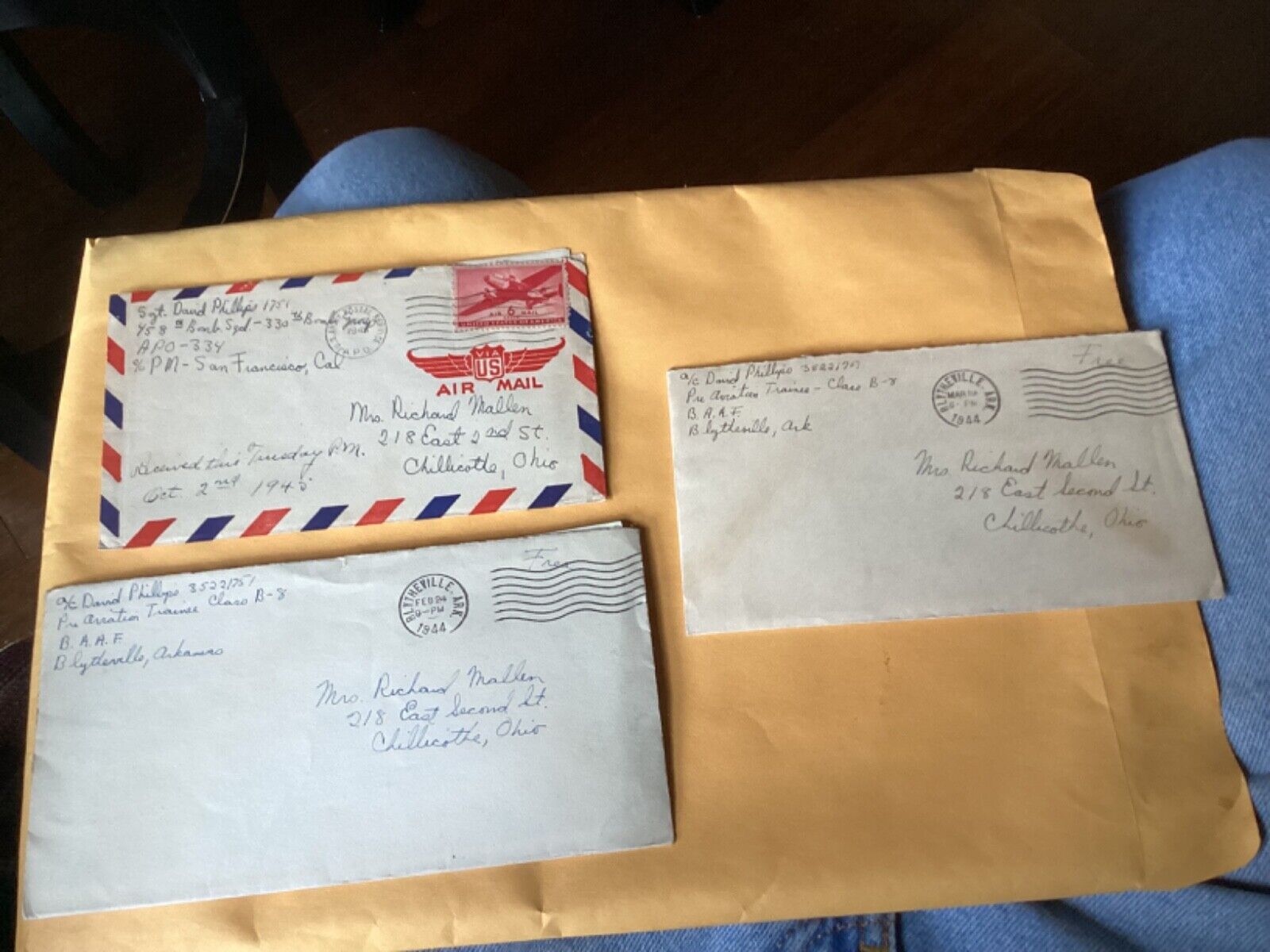Three World War 2 Serviceman letters