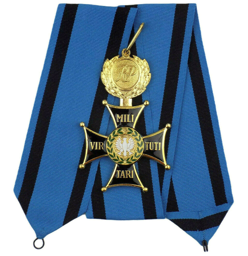 653 WW2 POLISH WAR ORDER VIRTUTI MILITARI 2ND CLASS RP POLAND 