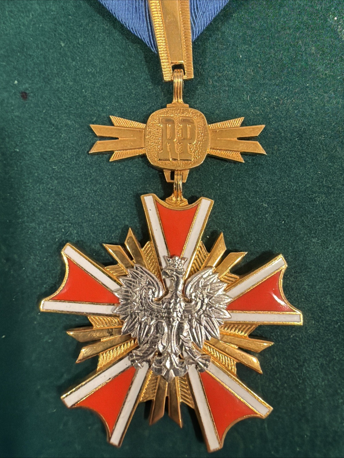 Vintage Polish People's Republic Commander's Badge Of The Order Of Merit