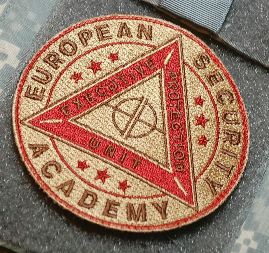 EUROPE DIPLOMAT EXECUTIVE PROTECTION SECURITY ACADEMY DELTA PMC velkrö PATCH