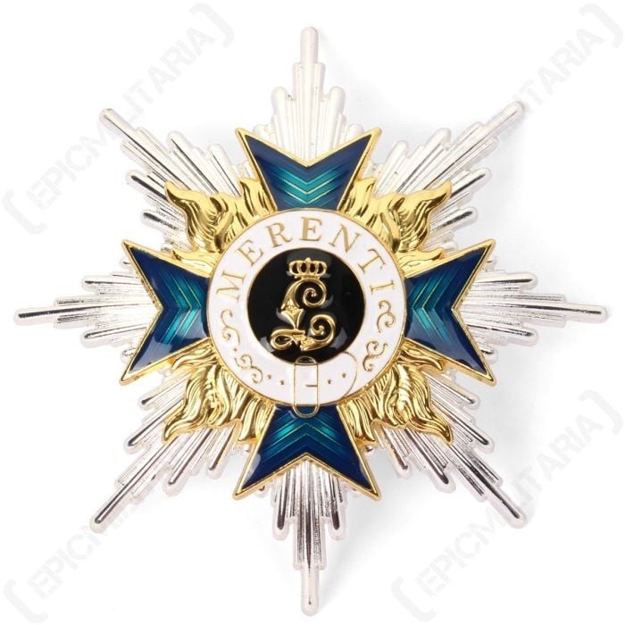 Bavarian Order of Military Merit 1st Class - Breast Star - Reproduction