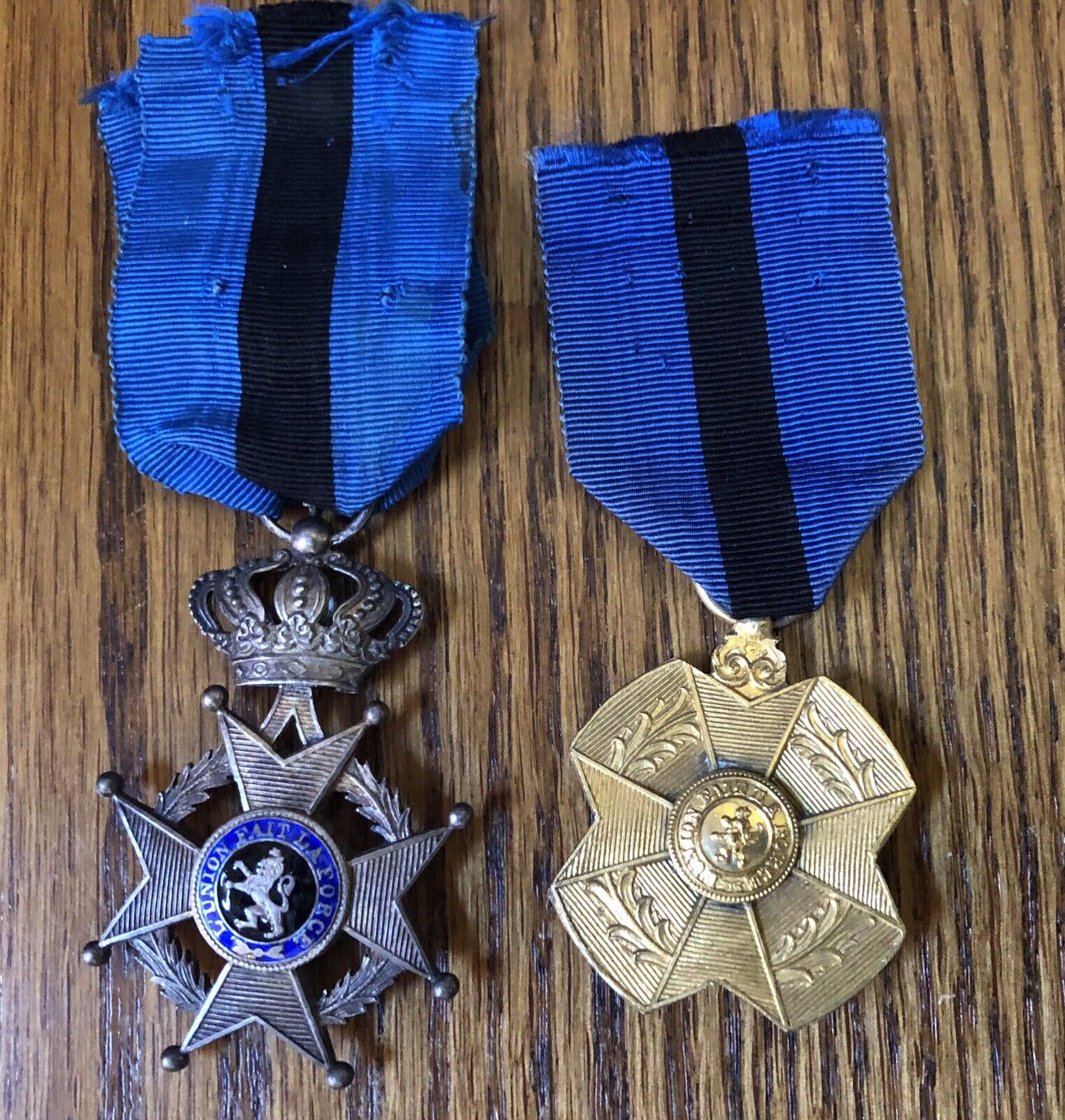 WW1 Belgian Officers Medals