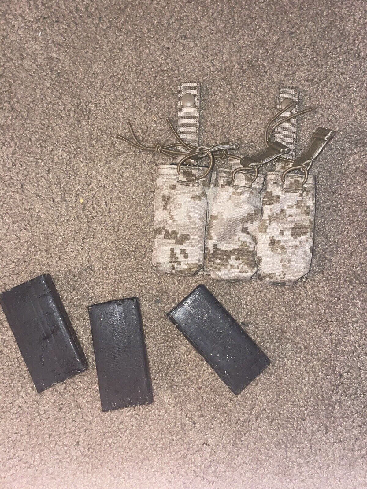 RARE Eagle Industries Triple MP7 Pouch AOR1 With Kydex - DEVGRU, CAG, SEALs