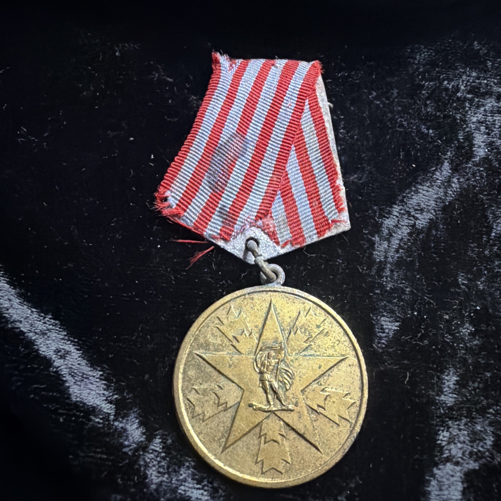 Vintage Yugoslavia Medal of National Merit 