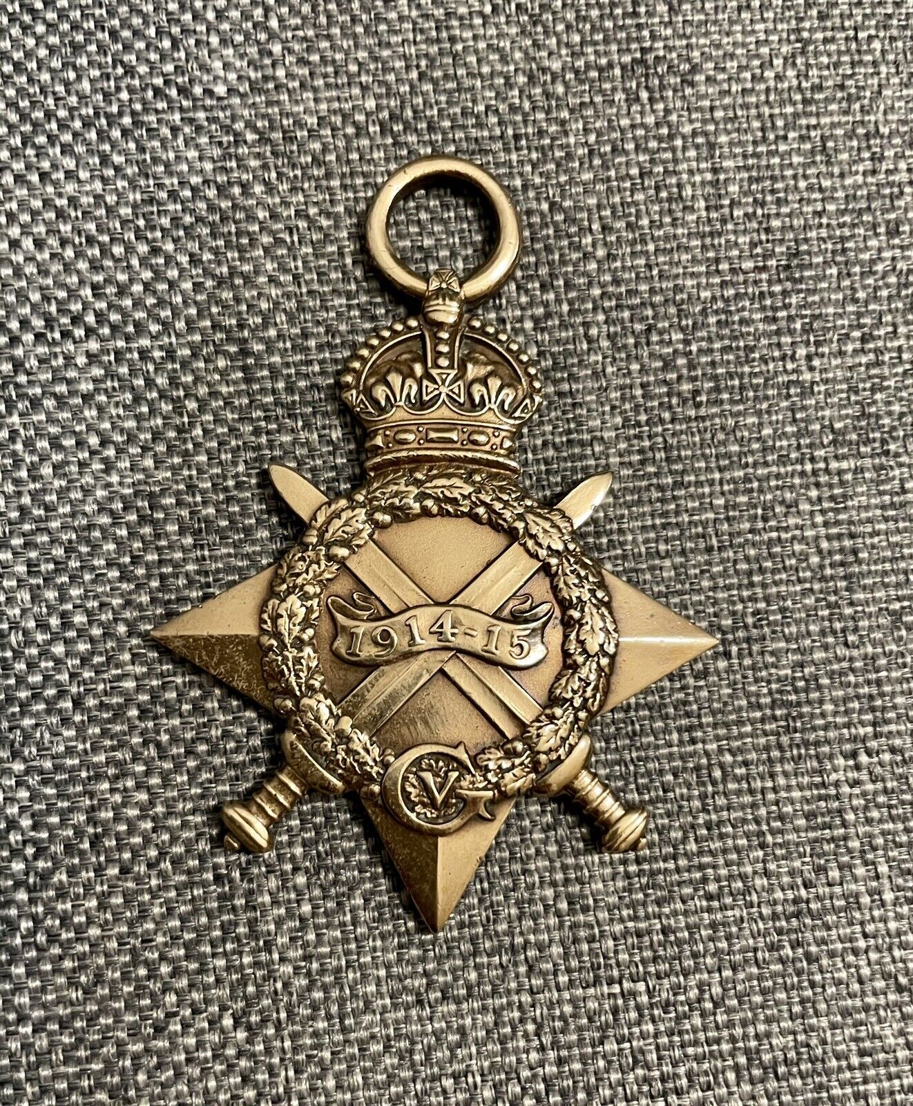 WW1 Star Medal 1914-15 Cpl R Bulcock 17553