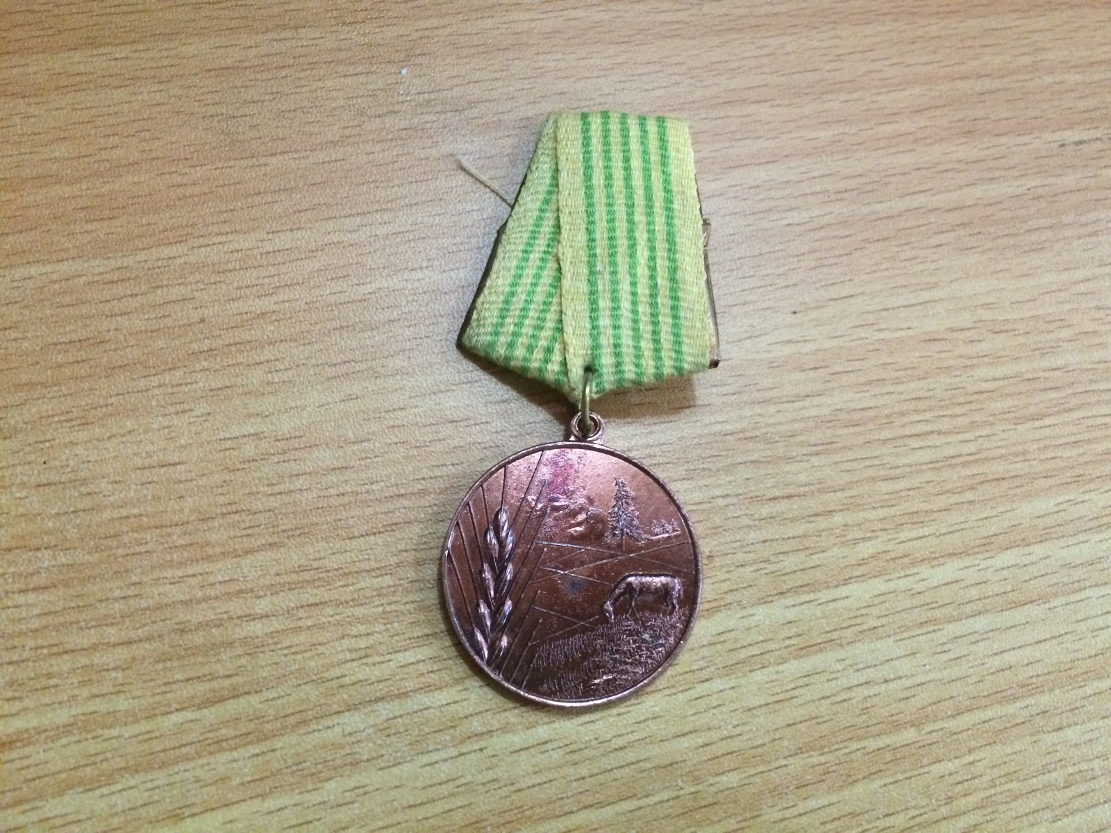 ALBANIA MEDAL FOR AGRICULTURE SERVICE ALBANIAN MEDALS & ORDERS COMMUNISM 1944-90
