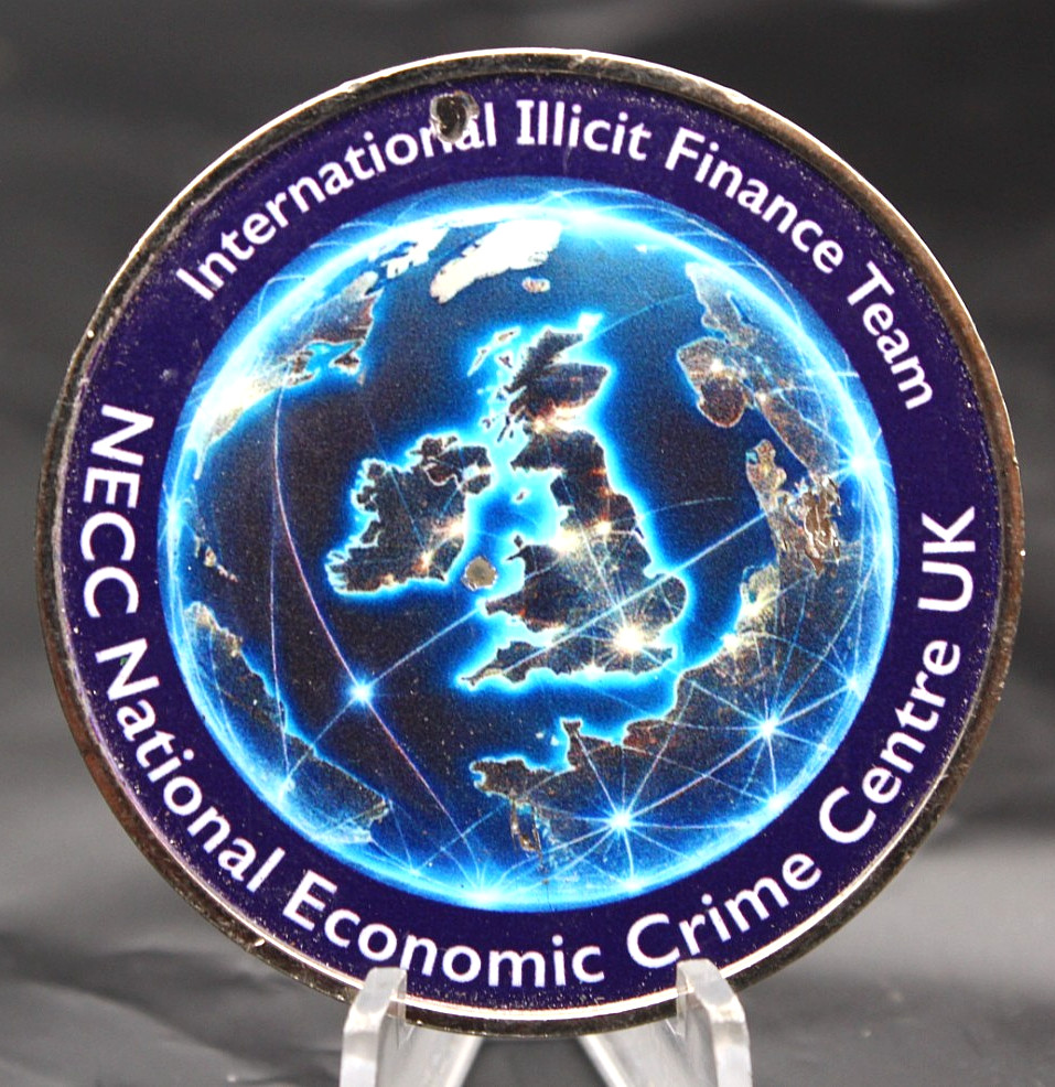 UK NCA NECC International Illicit Finance Team Challenge Coin 2"