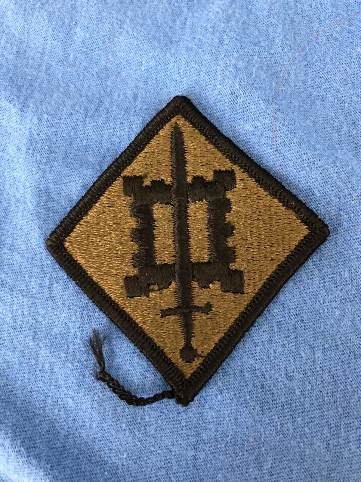 Vintage US Army 18th Engineer Brigade Subdued Uniform Patch Combat Engineering A