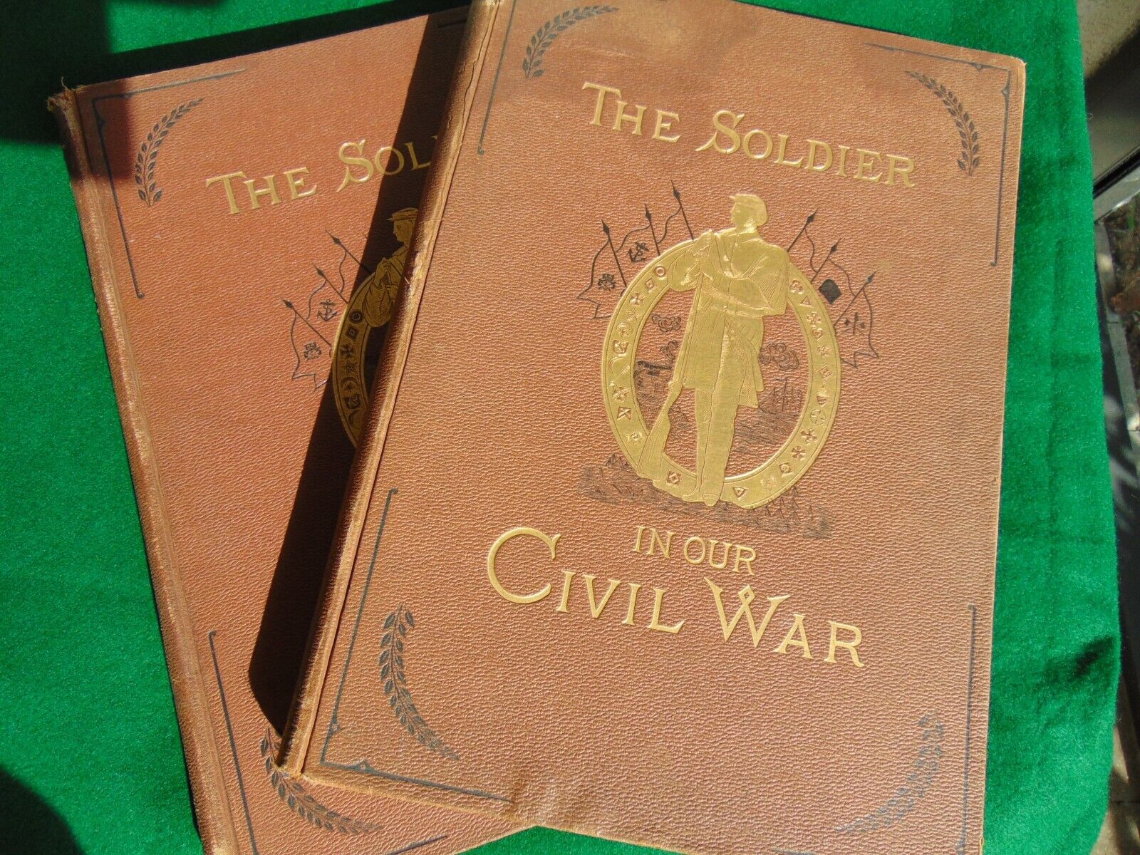 THE SOLDIER IN THE CIVIL WAR    2 VOLUME SET