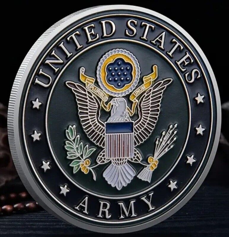 U.S. ARMY, ARMOR, CHALLENGE COIN, SILVER, 