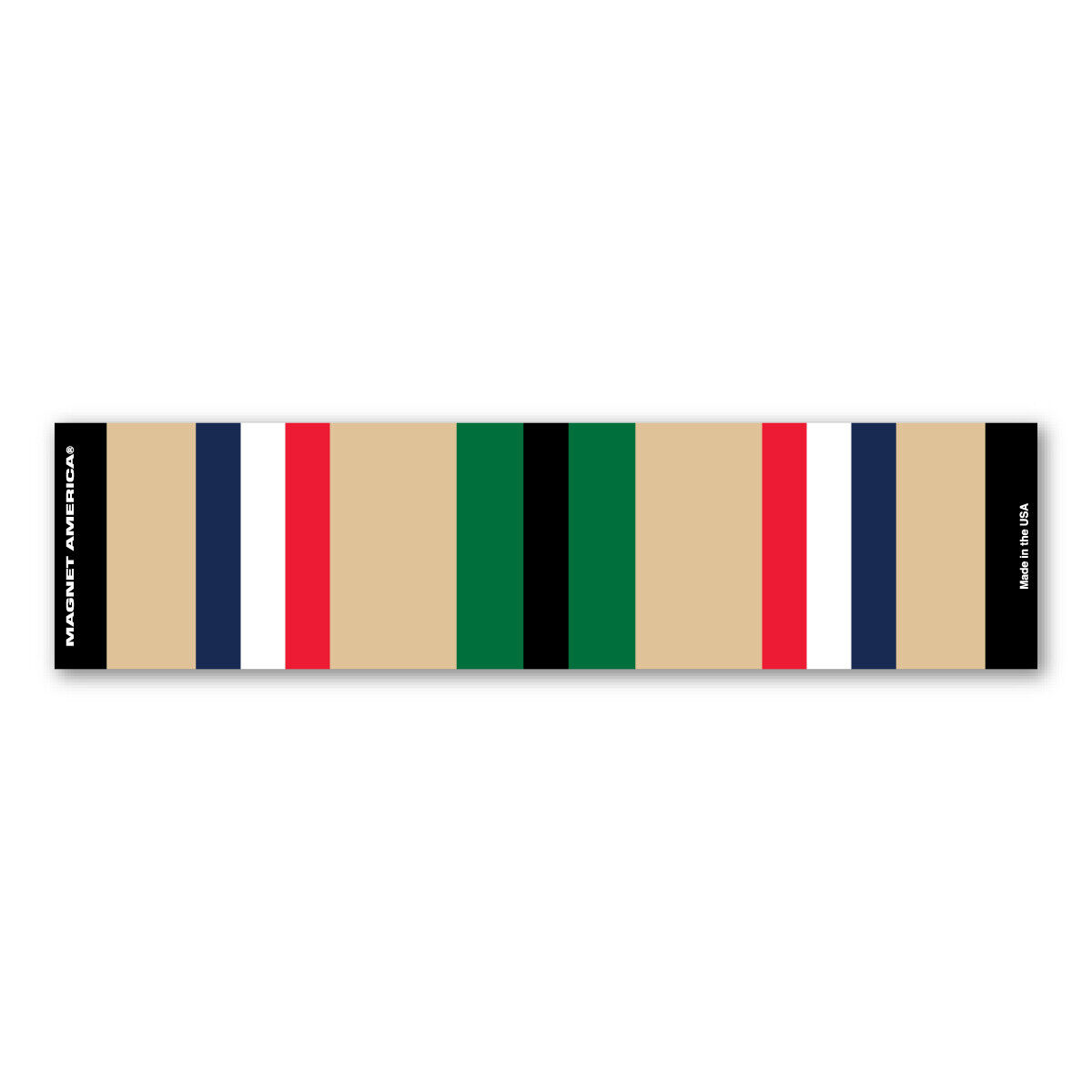 Desert Storm Service Mini Ribbon Bar Magnet