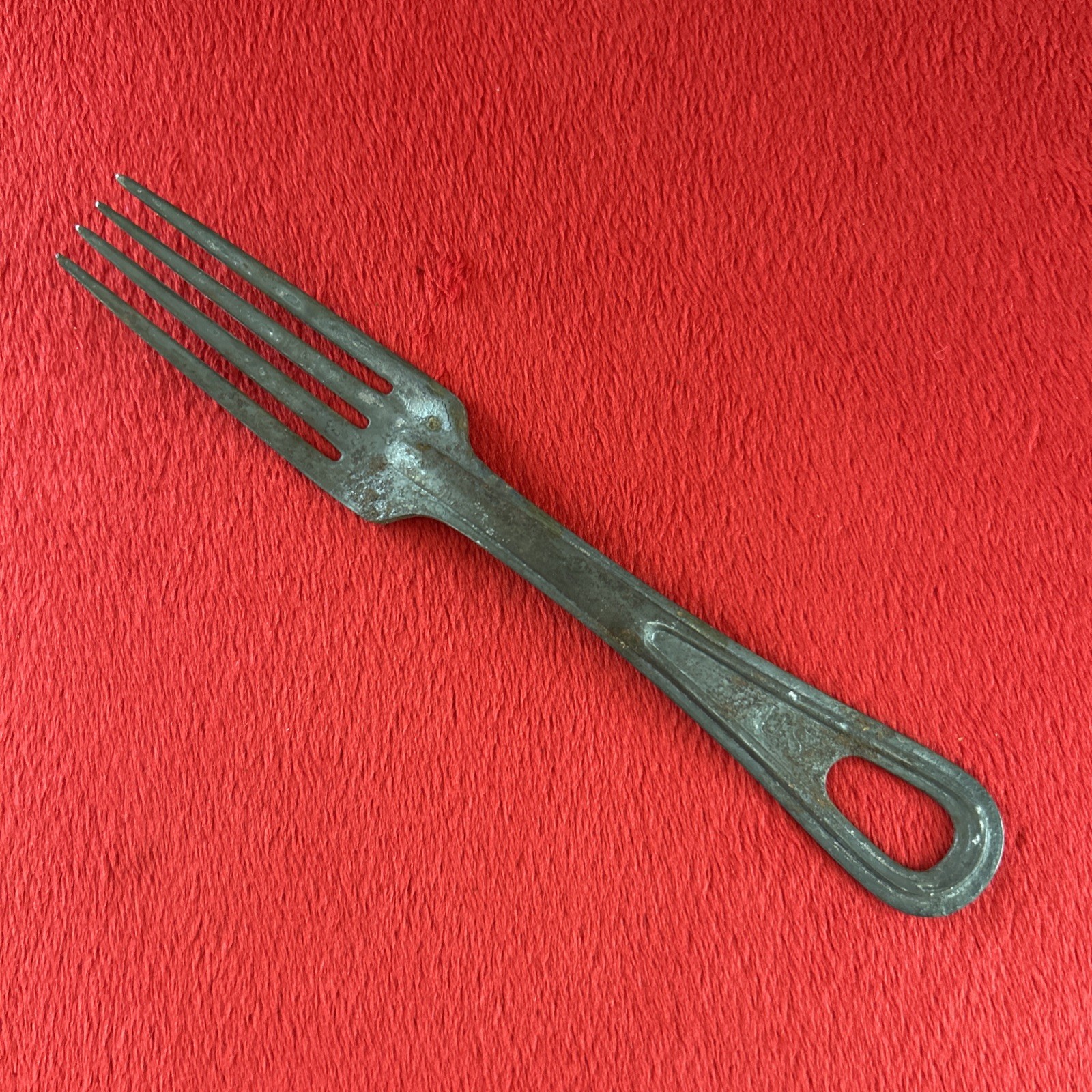 WW2 US Army Mess Kit Fork M-1926 Steel WWII Utensil