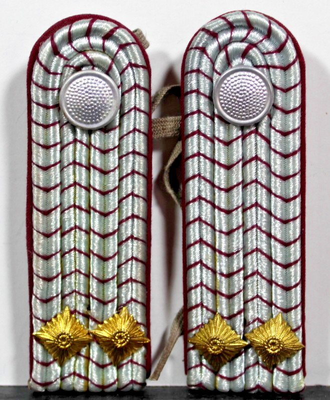 East German Germany Voluntary Fire Service Fire Chief Shoulder Boards Rank