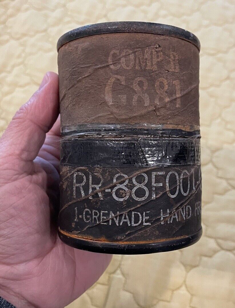 U.S. Military Rare Hand Grenade Canister