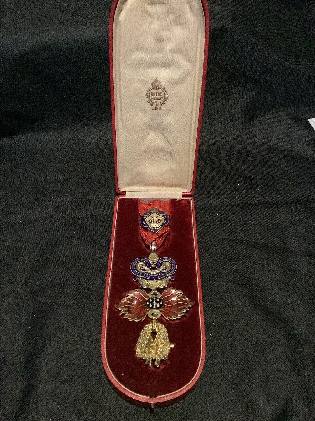 Order Of The Golden Fleece, Neck Decoration, Authentic, By Rothe Extreme Rare