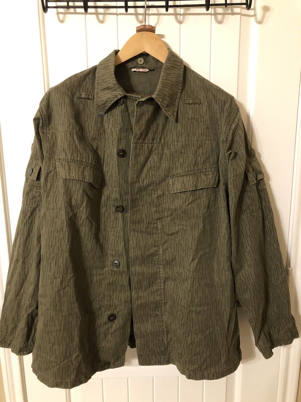 East German Strichtarn (Raindrop) camo field jacket and pants uniform ...