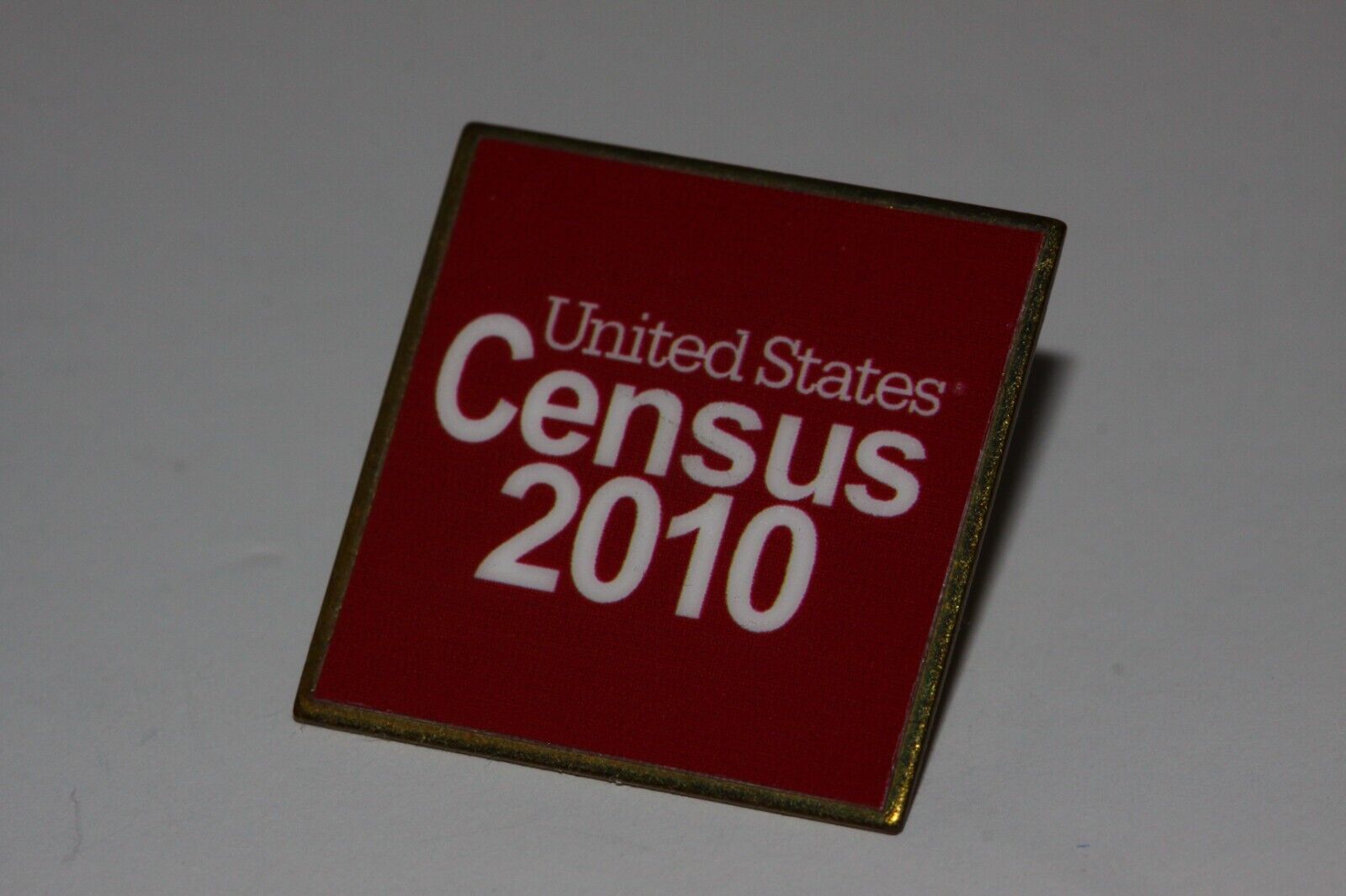 2010 US CENSUS LAPEL PIN, TIE TAC, HAT PIN. CENSUS PROMO ITEM