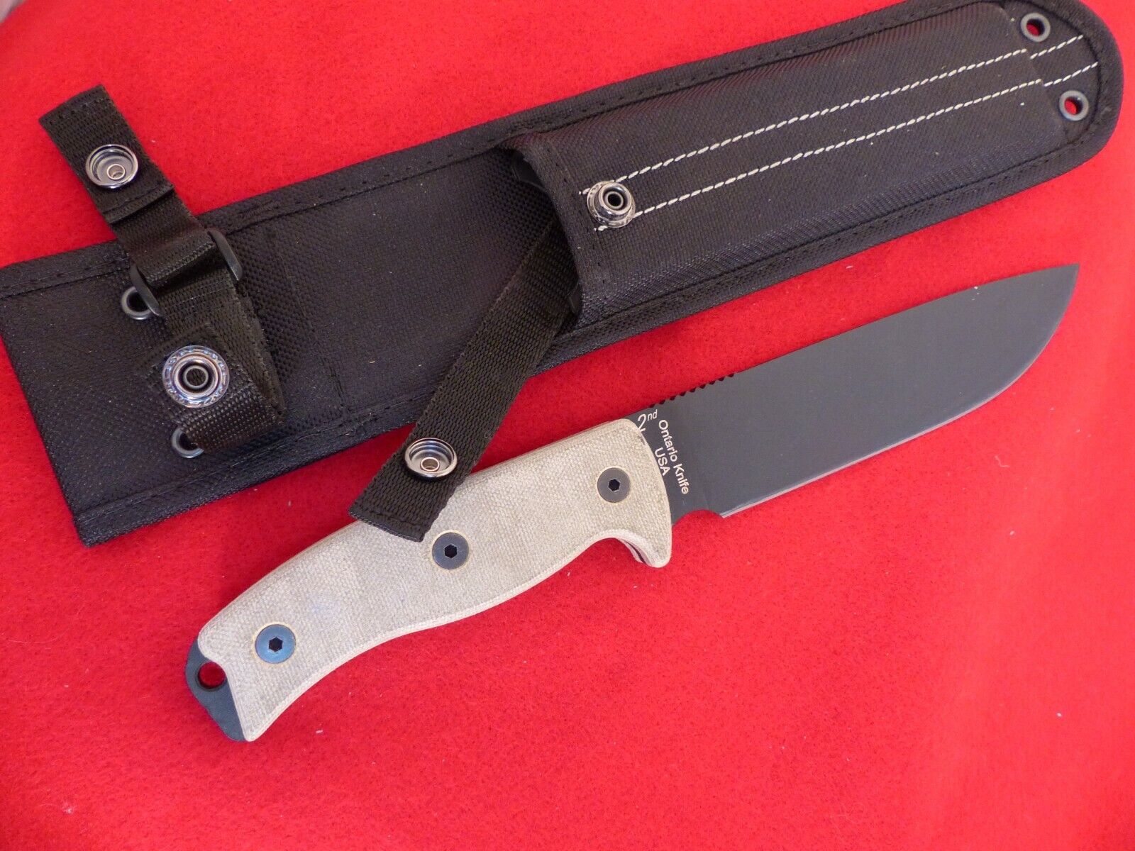 Ontario RTAT-7 Knife Fixed Blade Knife Natural Micarta (7\