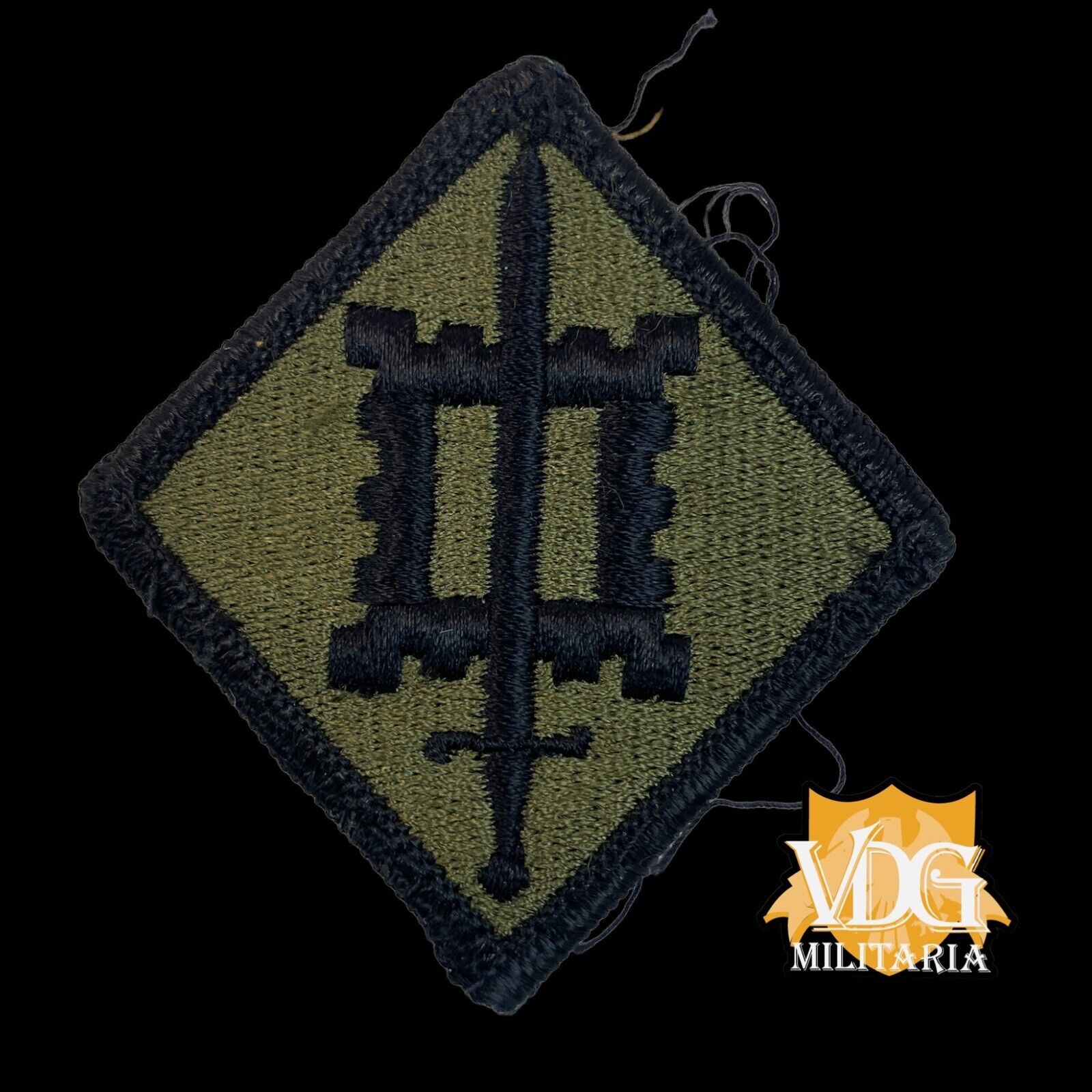 US Army 18th Engineer Brigade Subdued Patch Insignia SSI #P956