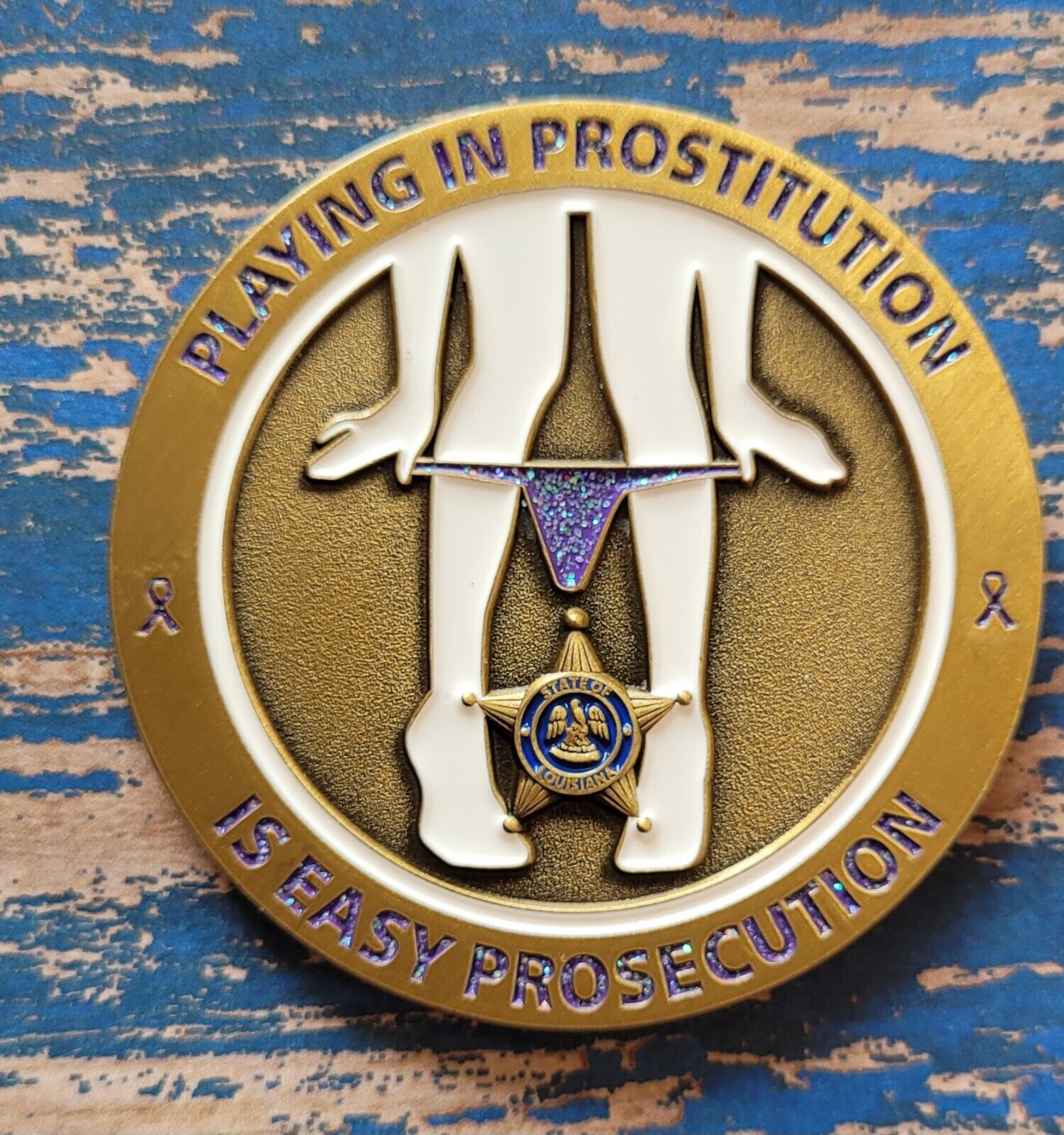  Mardi Gras Prostitution Enforcement Challenge Coin ULTRA RARE (2023)
