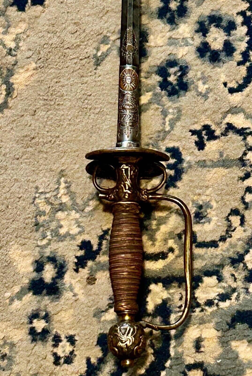 Early 18th Century French / English Officer’s Small Sword 1728