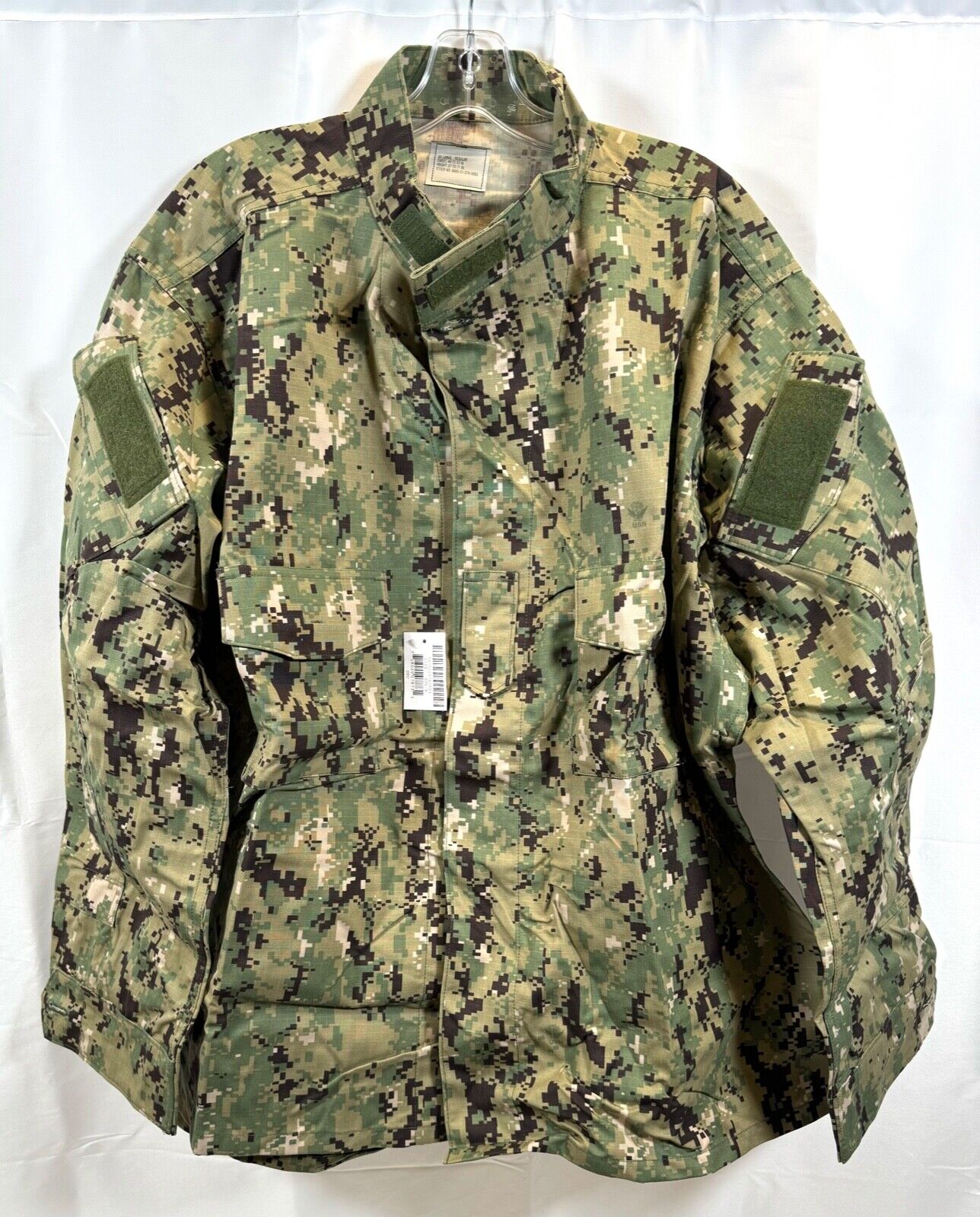 New US Navy USN NWU Type III Working Uniform Blouse Jacket XX-Large Regular 2XL