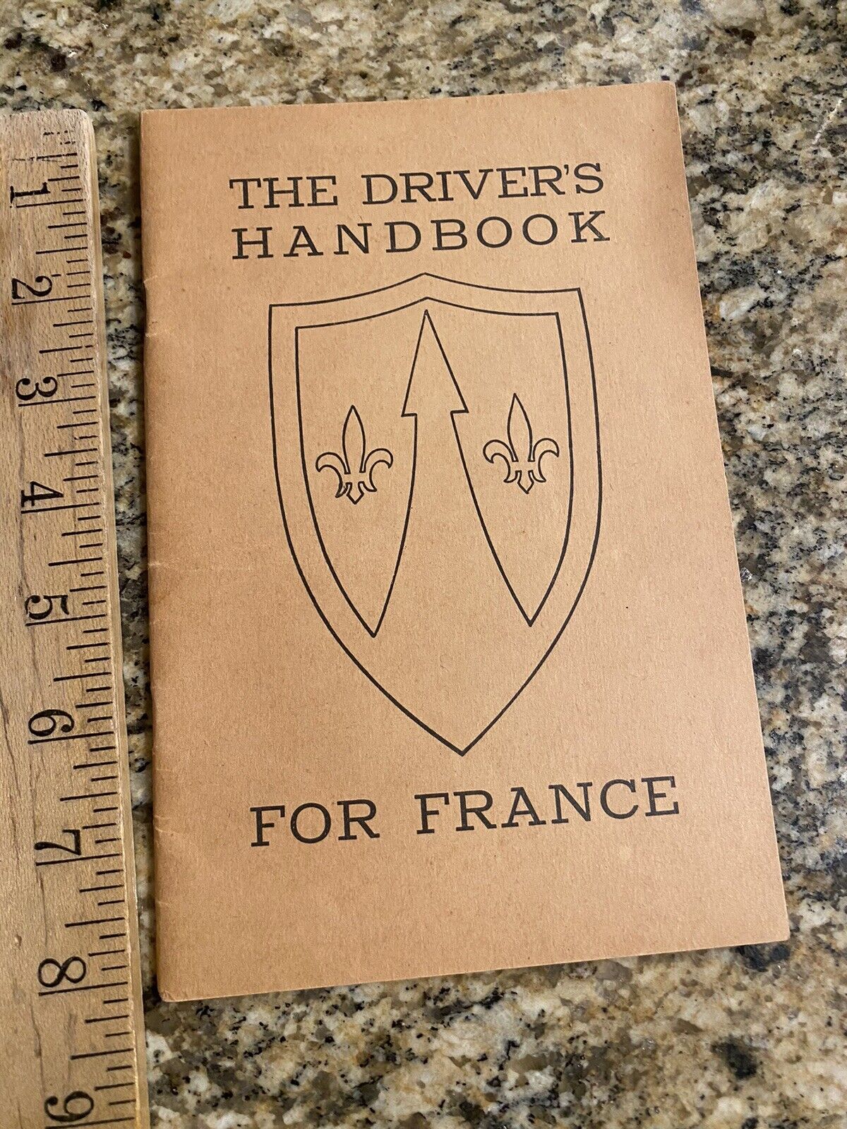 Vintage WWII USAREUR  Communication Zone APO58  Drivers Handbook for France ARMY