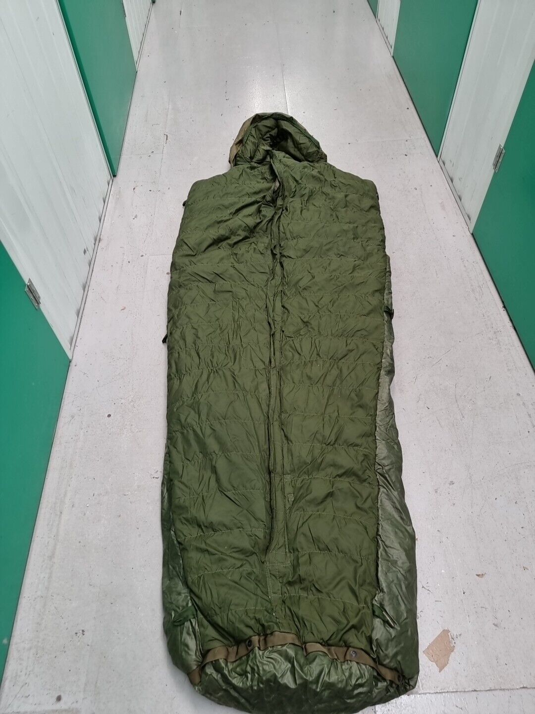 58-Pattern Sleeping Bag. British Army Surplus  Size Long Feather Down Artic 