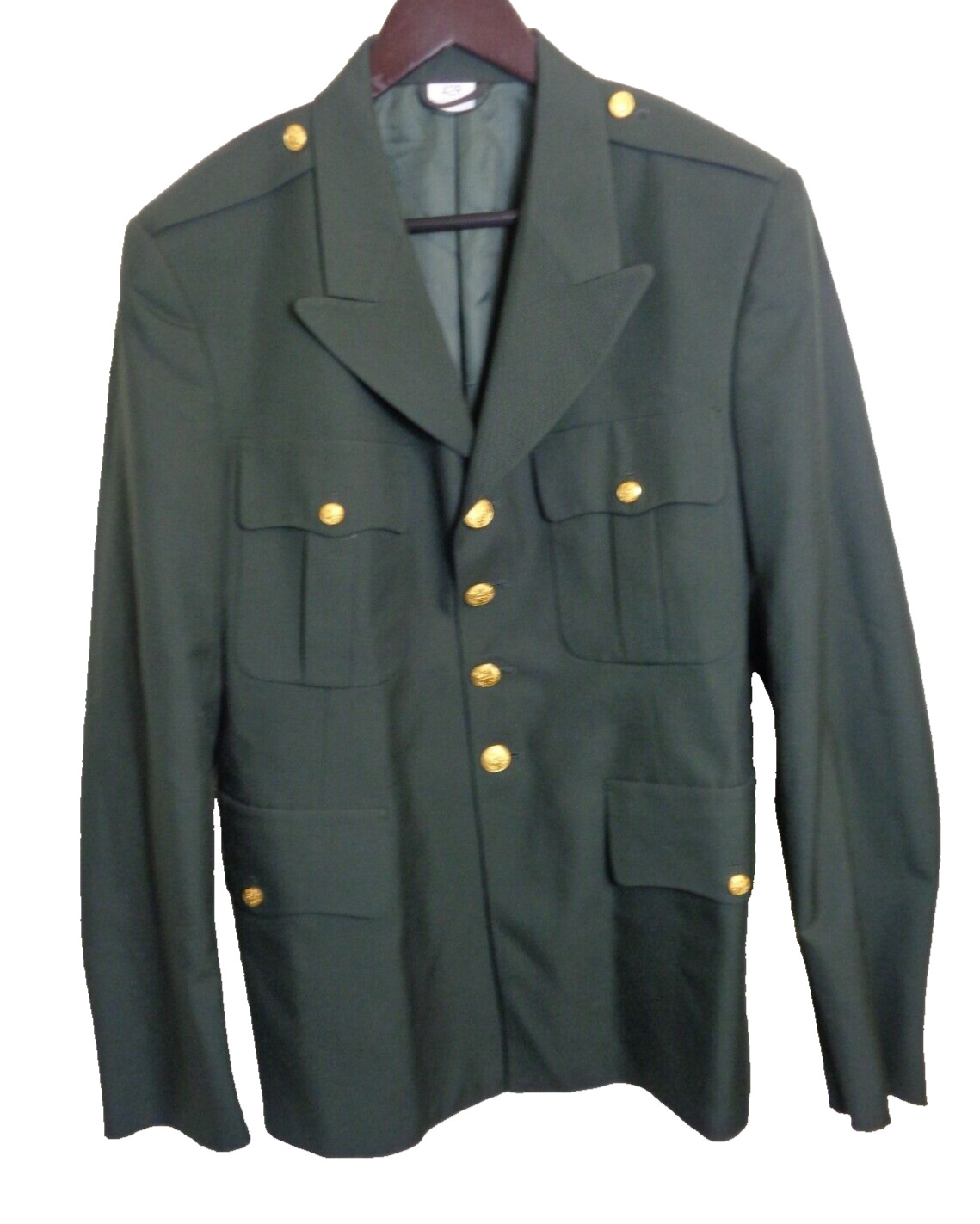US Military Army Green Coat 42R Poly/Wool Blazer Jacket Uniform Men\'s