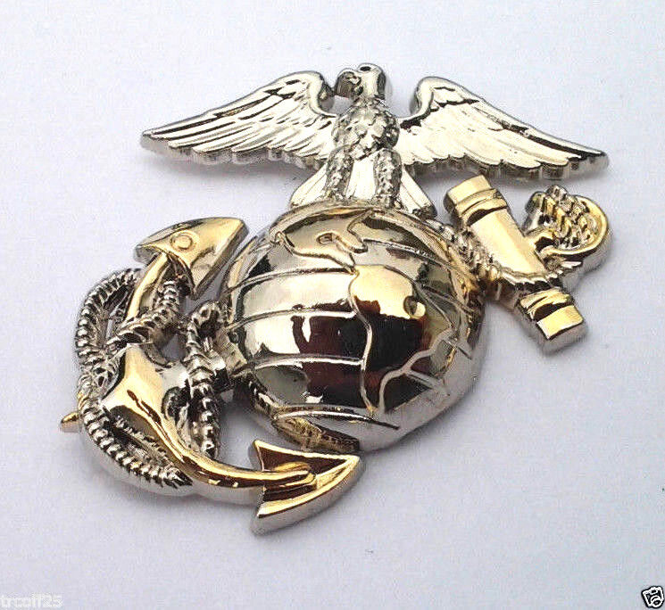 USMC EMBLEM Left Gold-Silver (1