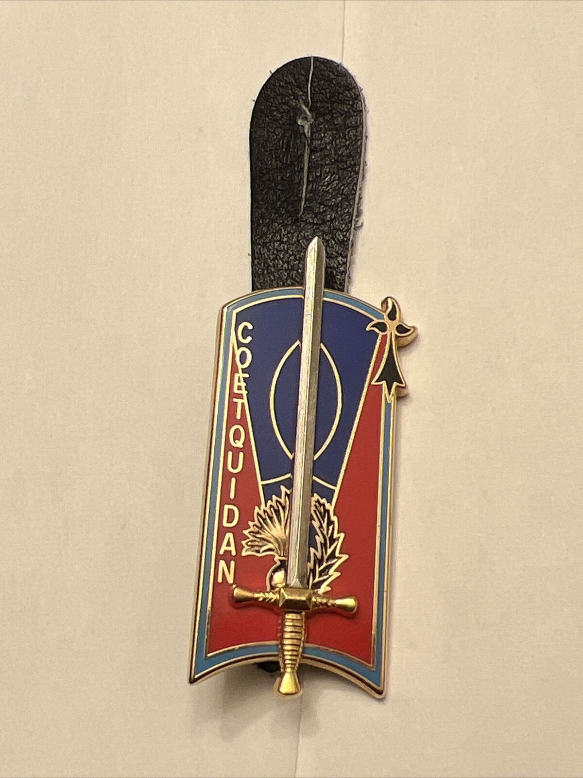 insigne Pin Ecole Militaire  de Coetquidan Badge Arthus-Bertrand Paris G3853