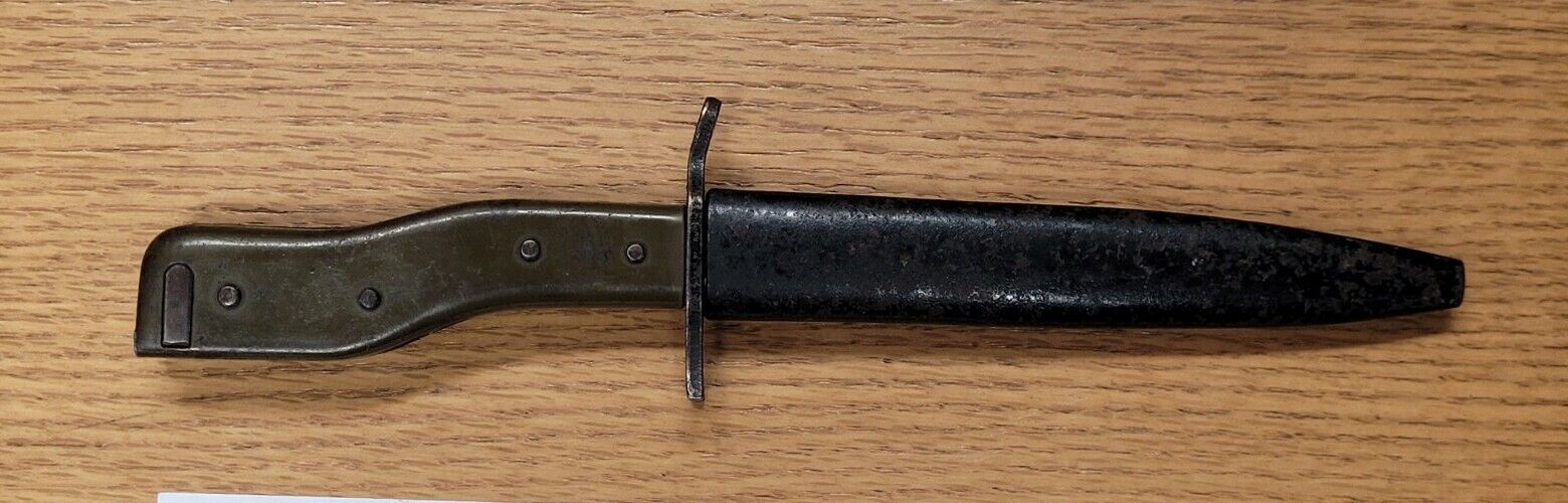 German WW1 Demag Ersatz Crank Handle Bayonet Trench Knife/Dagger RARE