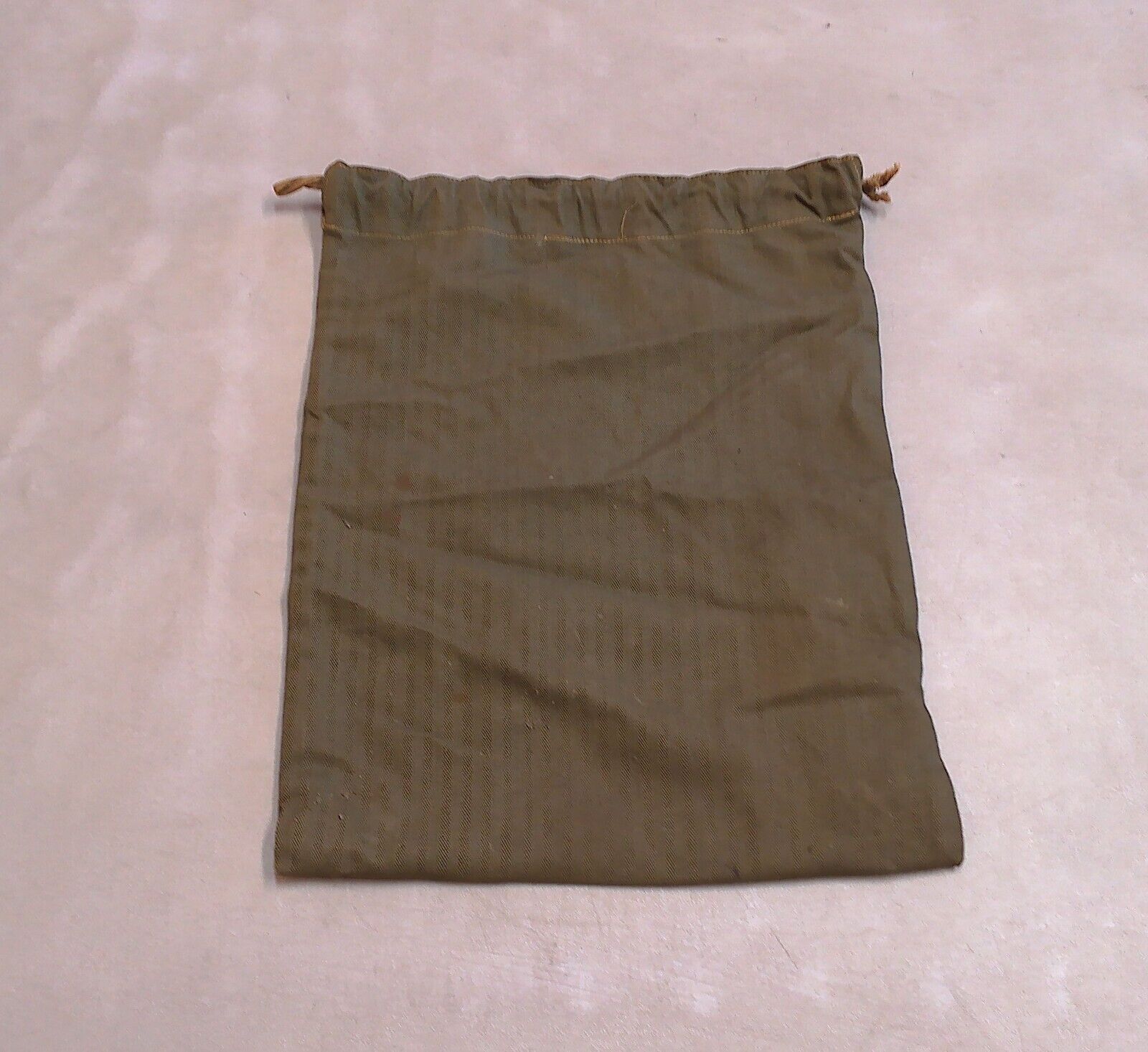 Vintage Military OD Green Small Storage Stuff Sack Bag