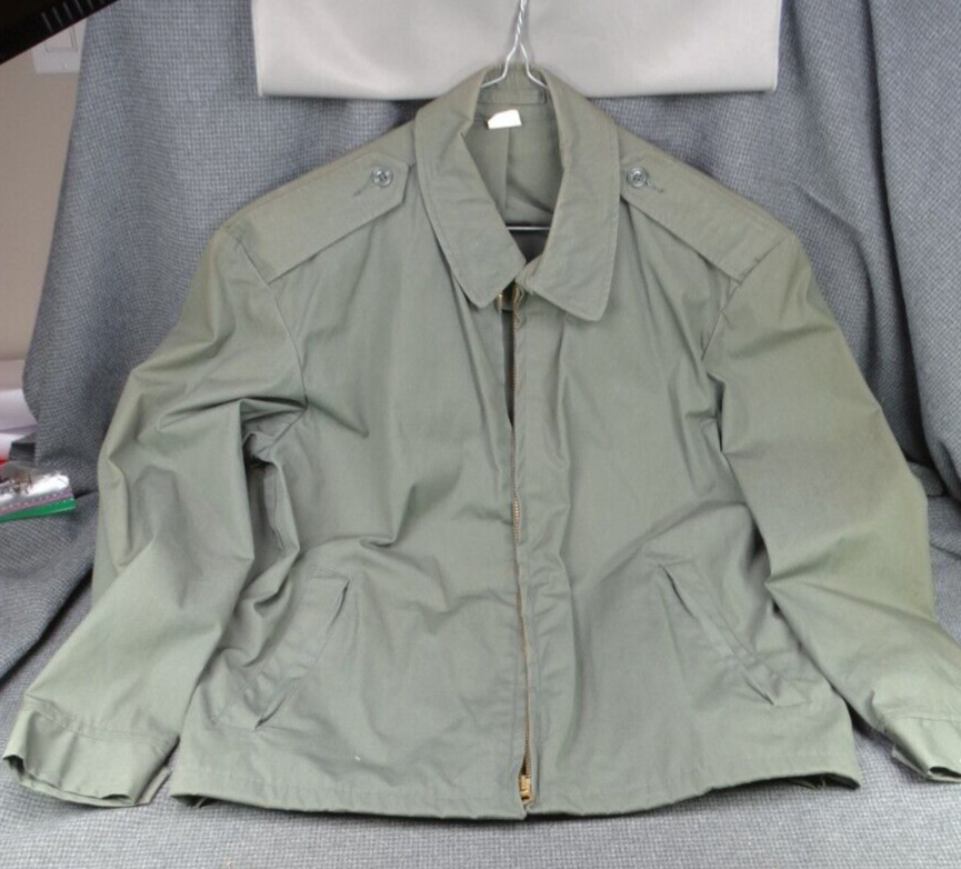 US Army Jacket Water Repellent Cotton Polyester Army Green AG274 - Size 38R