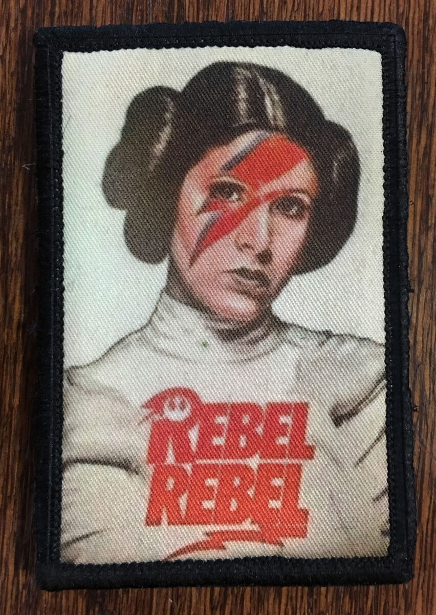 Star Wars Princess Leia Rebel Morale Patch Tactical Military Army Badge Hook USA