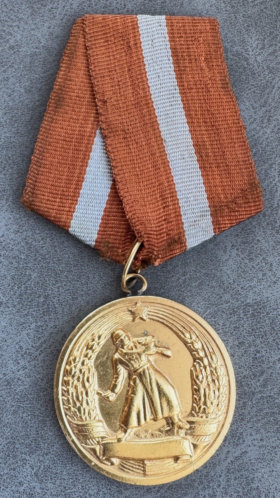 WWII Era Bulgaria Soviet Russia Order of Merit Medal Badge Great Patriotic War