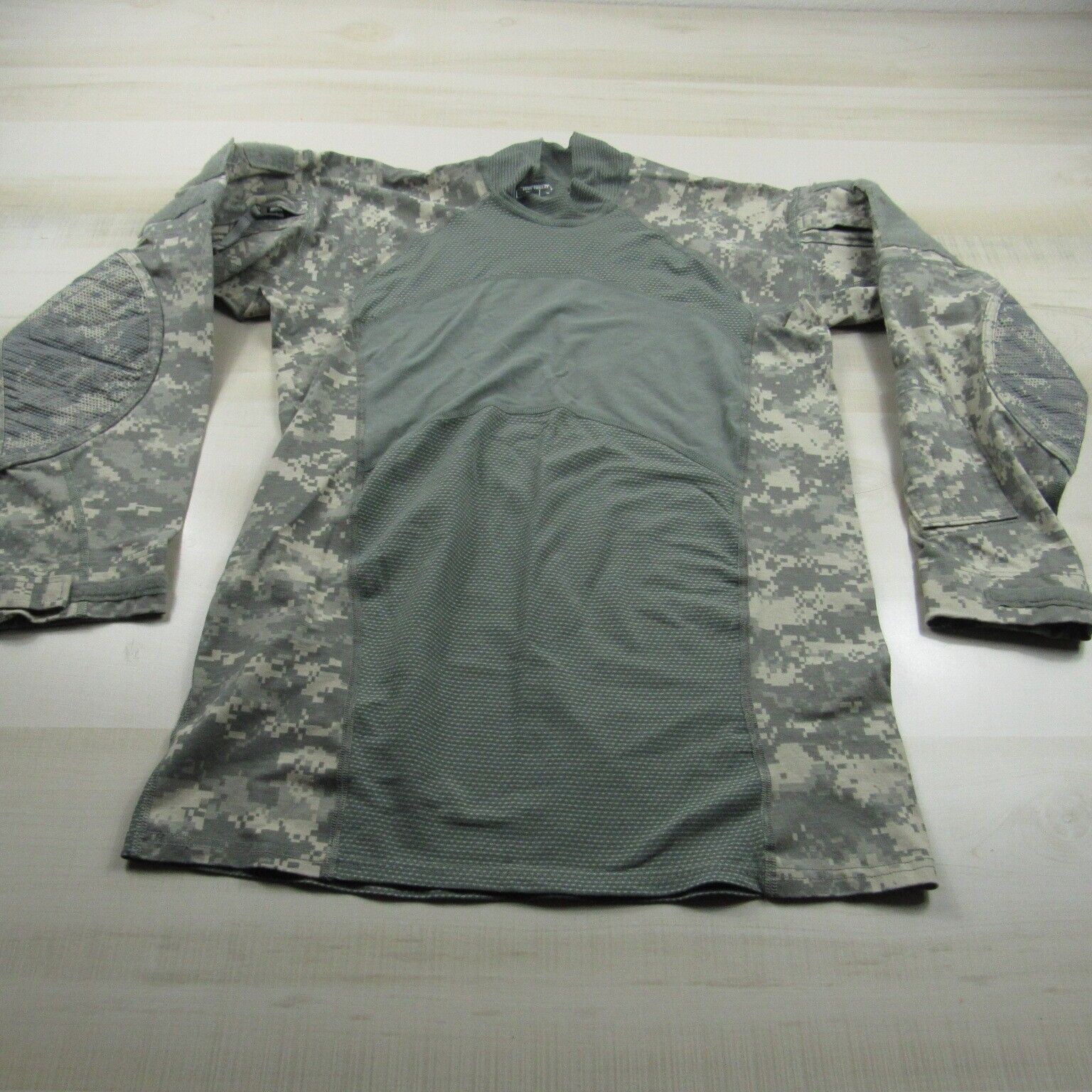 Army Combat Shirt Me Small Green Camo FR Flame Resistant Military Team Soldier *