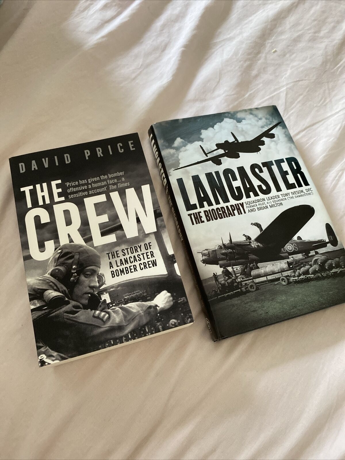 “Lancaster  Biography”Signed 21 WW2 RAF Bomber CMD book & THE CREW (PB) ONLY £69