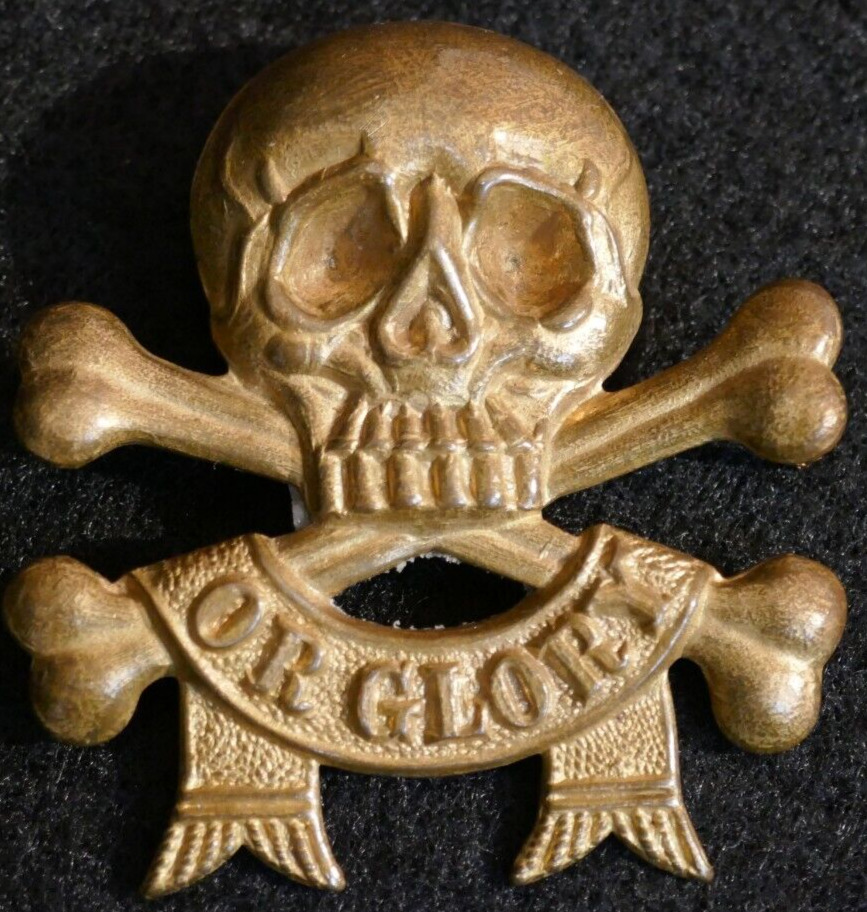 WWI British Army 17th / 21st Lancers Cap Badge Rare Cap Badge WW1
