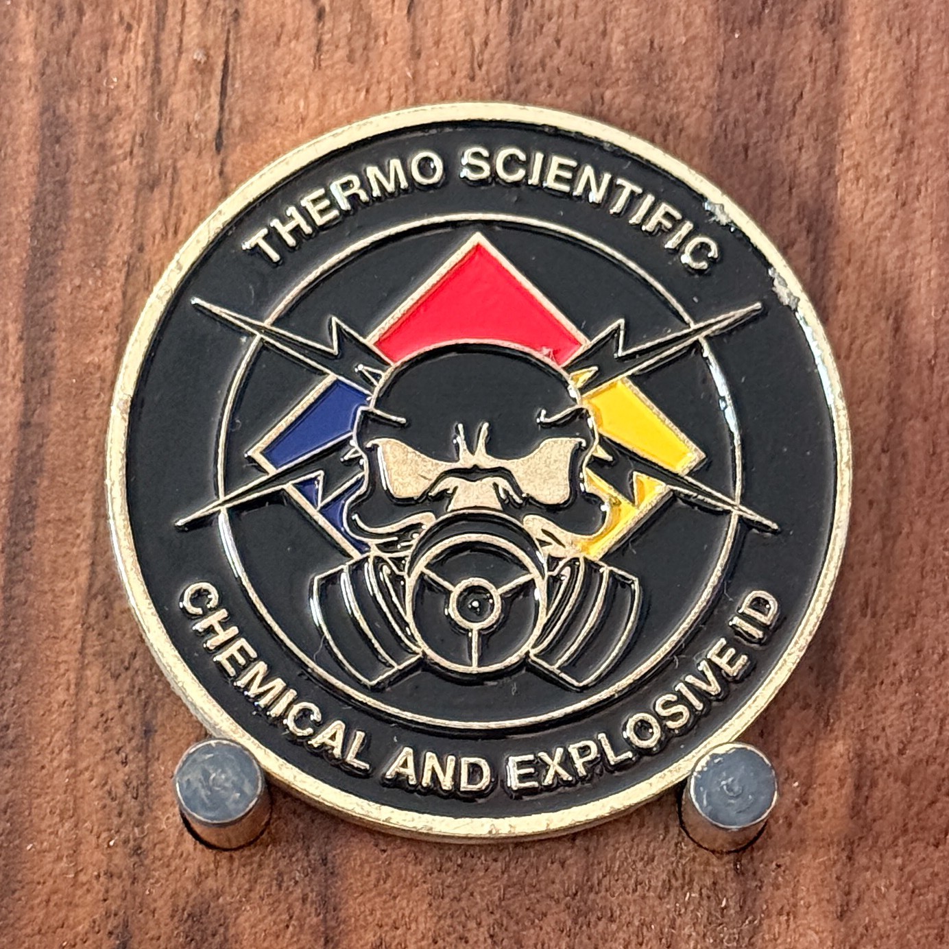 Thermo Scientific Chemical Explosive ID Eagle Service Motto Challenge Coin  1#45