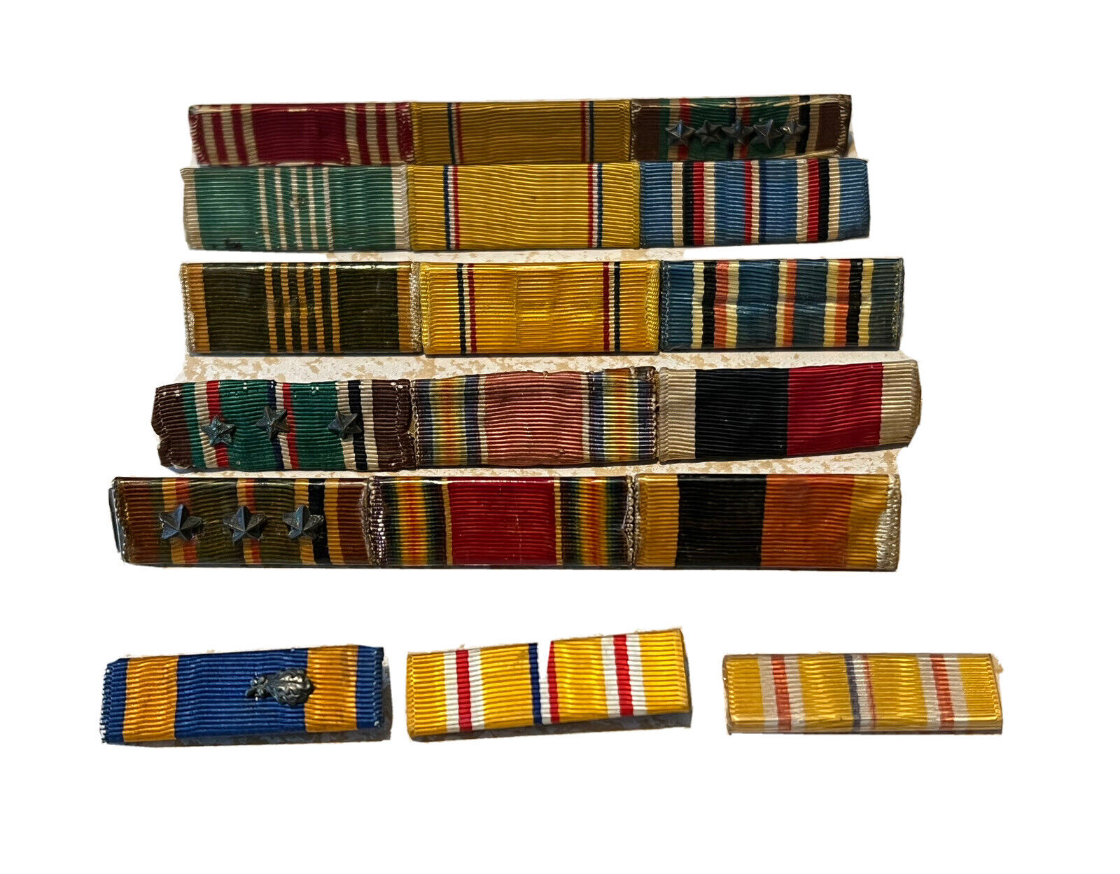 WWII US Army ribbon lot