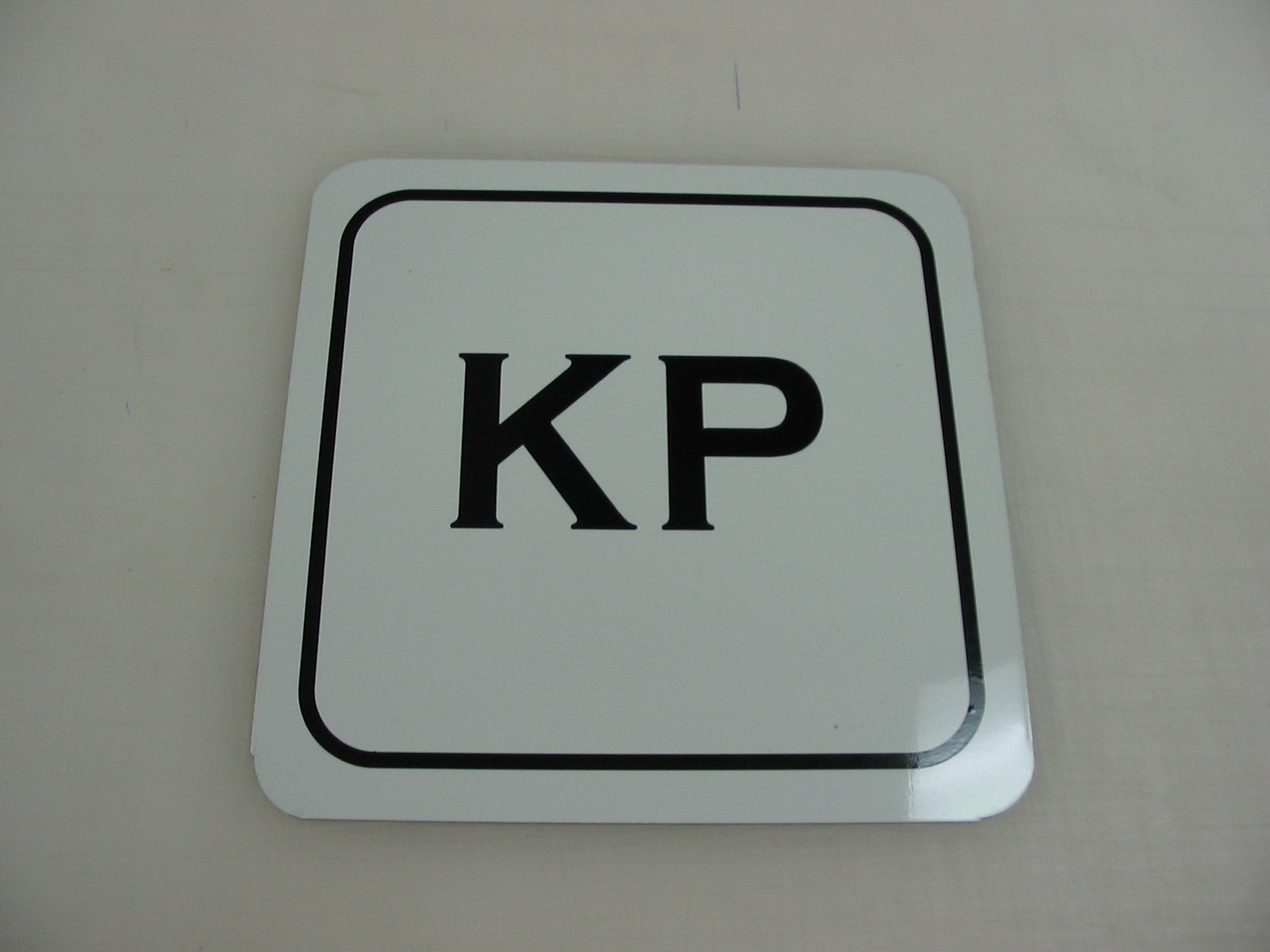 KP Metal Sign 4 Army Marine Military Collection Reenactor Head Quarters Office