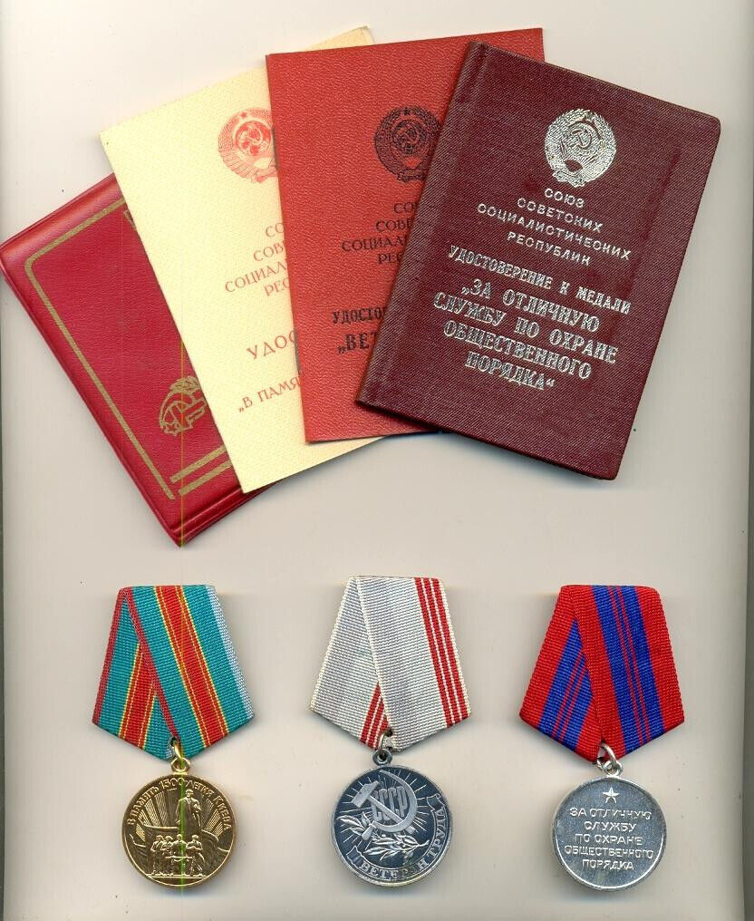 Soviet Documented Medal \