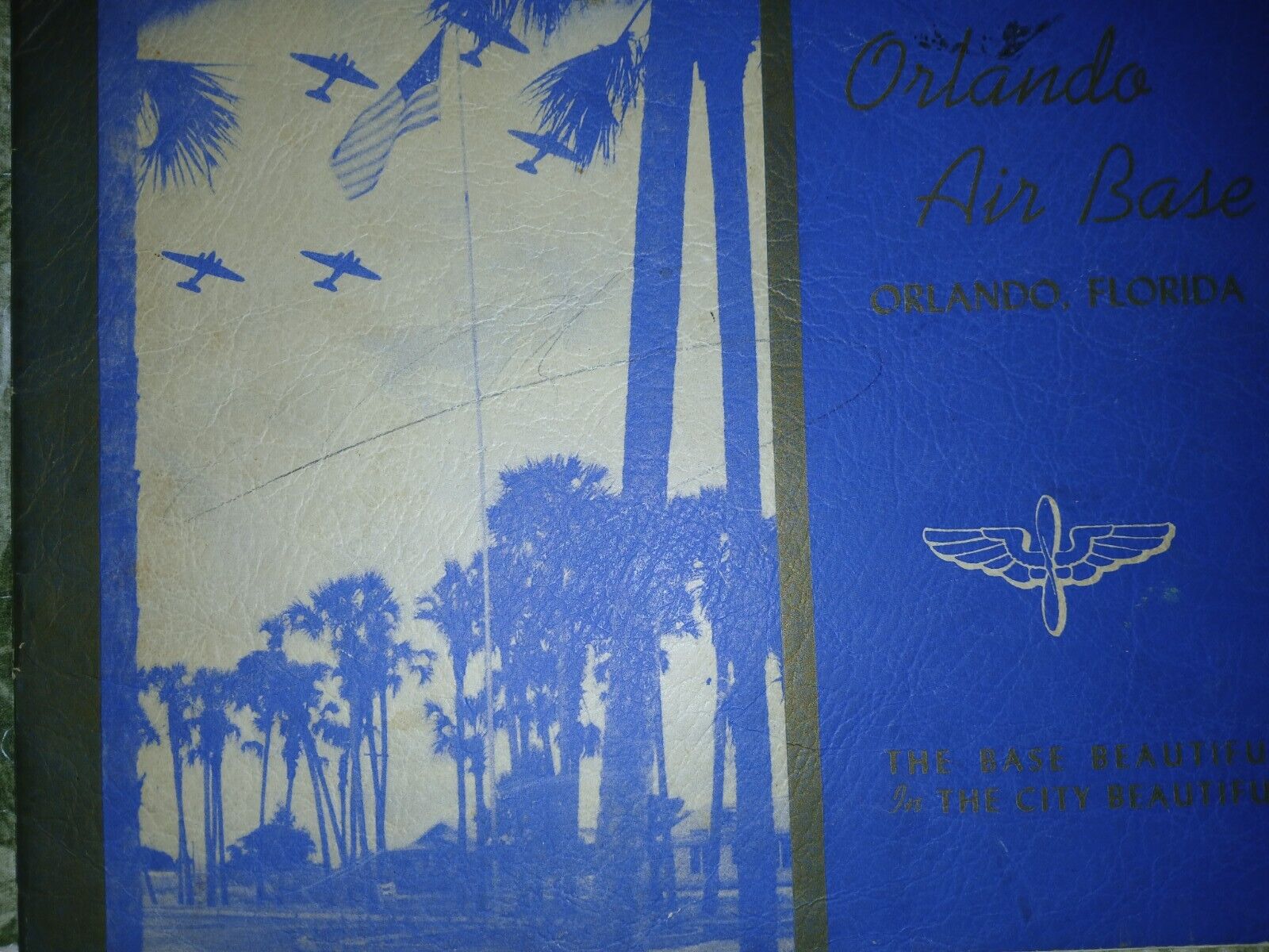 ORLANDO AIR TRAINING BASE FLORIDA WWII U.S. ARMY  PICTURES BOOK   33 Pages 1943 