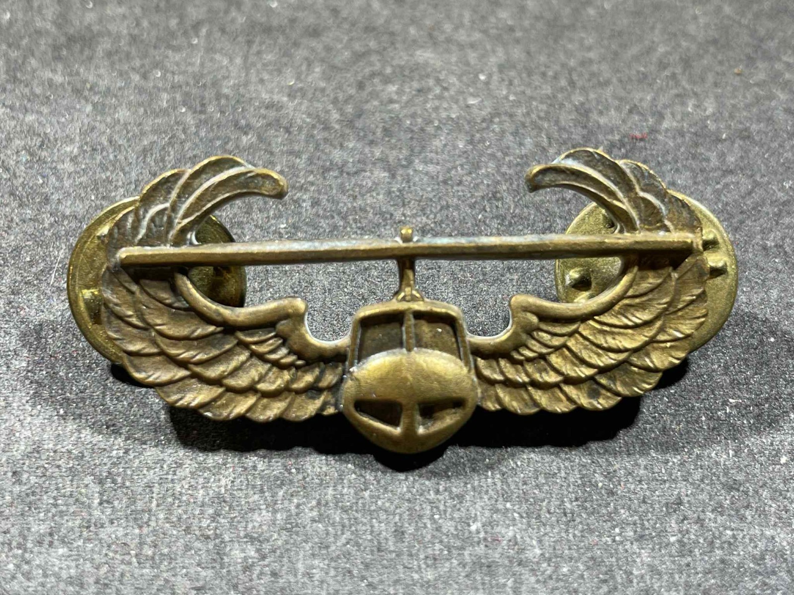 Vietnam War Military US Army Air Assault Badge - Early Brass Example G23