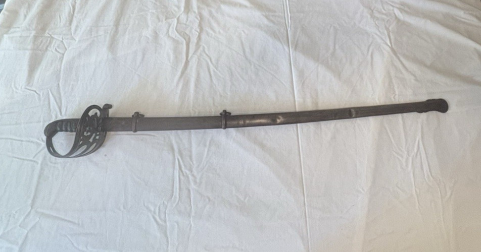 Antique US Civil War Non-Regulation Officer's Sword W WALSCHEID SOLINGEN PRUSSIA