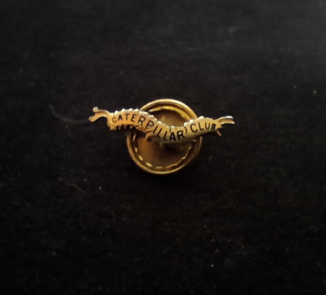 Caterpillar Club Pin Authentic Original WW2 or Post War Switlik Parachute Co.