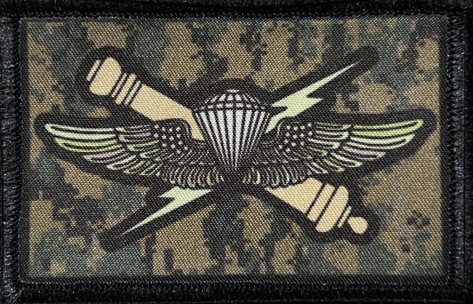Subdued ANGLICO JACK MORALE Patch Tactical ARMY Military USA Badge Hook