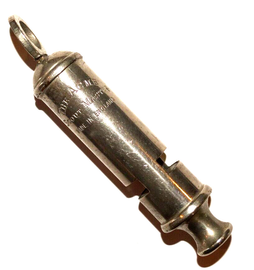 BRITISH MILITARY CAP BADGES,  The Acme Scout Master Whistle 1940's-50's